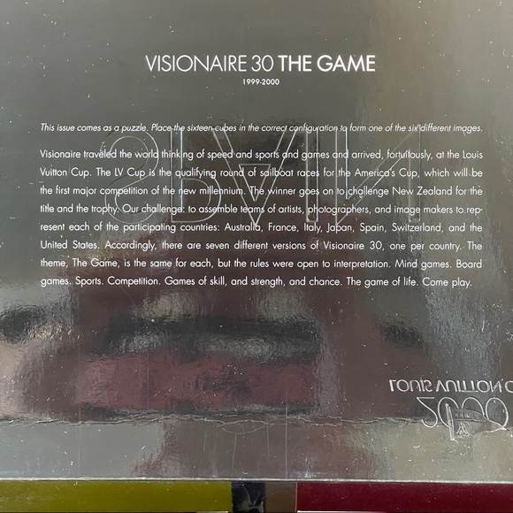 Louis Vuitton Spain LV Cup Limited Visionaire 30 Lucite Trunk Puzzle Game Rare - Picture 13 of 16